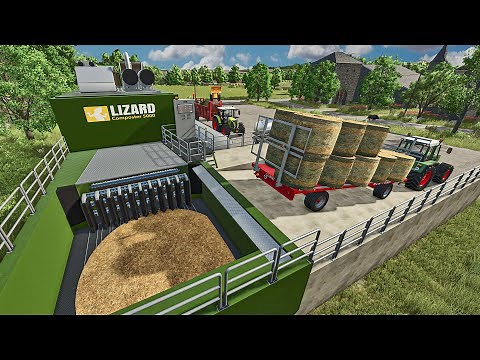 FULL PROCESS Of Compost Production From Farm Goods | Farming Simulator 25