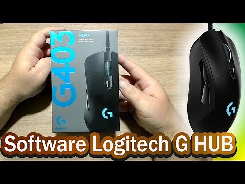 Como Instalar o Software Logitech G HUB (Mouse Gamer Logitech G403 Hero 16k)