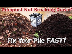 Compost Troubleshooting: Why Your Pile Isn’t Breaking Down (And How to Fix It)
