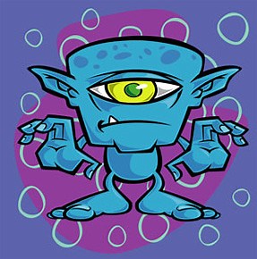 Cartoon Alien