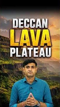 Deccan Lava Plateau & Reunion Hotspot Explained! | #shorts #uppcs #geography #narendrasir