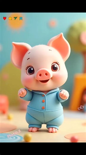 🐽🐷🎵🎶 ajude o canal: curta, siga e comenta. 💞🔃 #musicainfantil #comenta #siga #curta #viral #aikids #tik_tok #infantil #aianimation #crianca