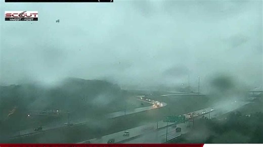 Confirmed tornado blows debris near Truman Sports Complex in Kansas City