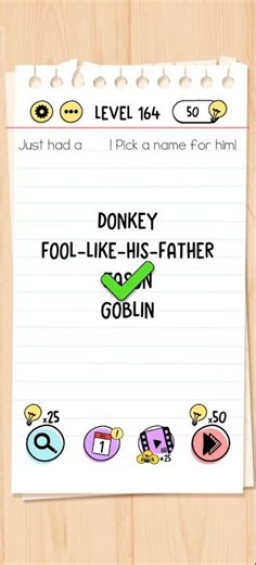 Brain Test Level 164 Solution & Walkthrough | Tricky Puzzles (Android & iOS Shorts)