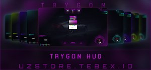 [ESX - QBCore] Trygon Hud | RGB - Color Selection | Advanced Noos System | Advanced Hud System | Simple Configuration