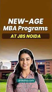 Inside JBS Noida’s New-Age MBA Programs | AI, Data Science & Healthcare