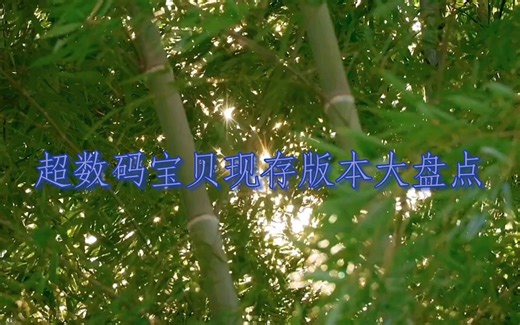 【国产flash游戏】黄金工作室的巅峰大作《超数码宝贝》版本合集