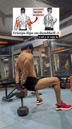 Bodyweight dips = arm strength 💥 #tricepsworkout #sachinhrfitness #youtubeshorts #exercise #fitness