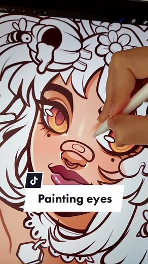 Exploring Alternative Eye Painting Techniques
