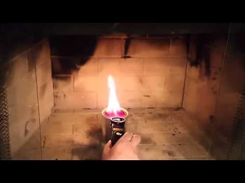 Real Flame Fire Gel Crackling Sound UP CLOSE!