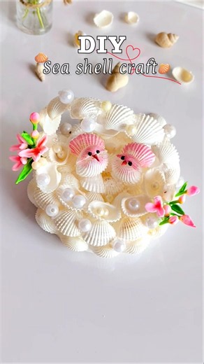 DIY Sea shell craft #sorts #diy #craft #seashellcraft #handmade #diycrafts #trending #viralcraft