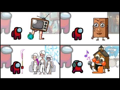 Mini Crewmate Kills Steal a Brainrot Characters | Among Us #103