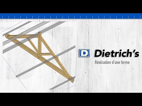 Pièces de charpente - Construction d'une ferme