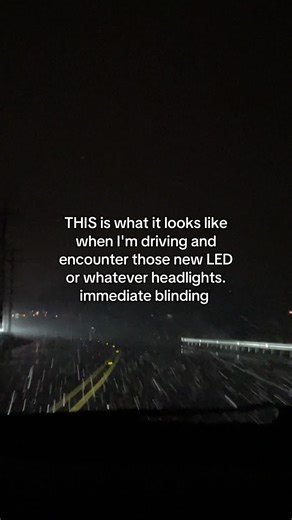 Driving at Night: Sunglasses and Blinding Headlights