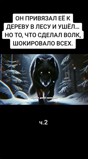 HE TIE HER TO A TREE IN THE FOREST AND LEFT AWAY... BUT WHAT THE WOLF DID SHOCKED EVERYONE.