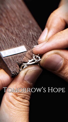 Handmade Engagement Ring for a Bright Future