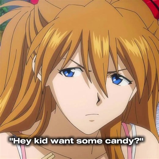 Asuka's Hilarious Moment with Yui in Evangelion