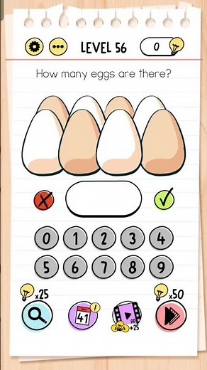 How many eggs are there?, Brain Test Level 56 #braintest #braintestsolution