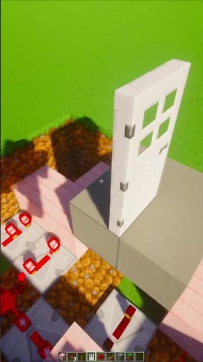 Modern Redstone: Working Revolving Door Tutorial ⚙️✨ #minecraft