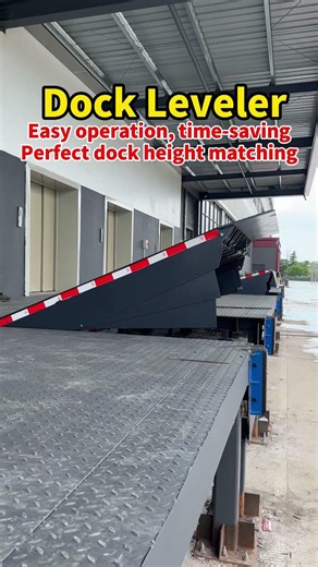 Hydraulic Dock Leveler Loading Test、10T Dock Leveler in Action #dockleveler #hydraulicdockleveler