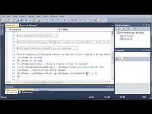 Visual Basic Tutorial - 184 - FTP Downloader Part 7 Uploading Files