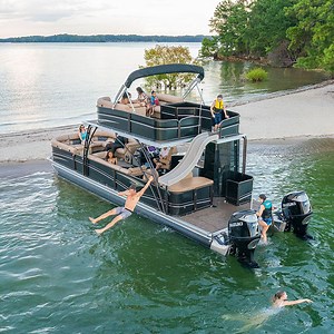 [Hot Item] Kinocean New Luxury Double Decker Pontoon Party Boat for Sale