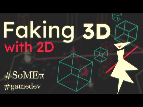 Faking 3D graphics with a 2D game engine #SoMEpi #gamedev