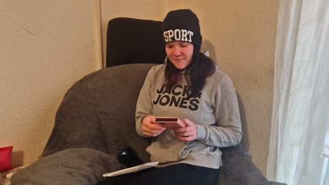 Designed for Samsung Galaxy A55 5G Case Wallet,Women Flip Folio Cover with Embossed PU Leather Stand Credit Card Holders Slots Wrist Strap Phone Case for Samsung A55 5G (Blue Butterfly)