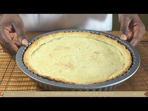 How to make sweet shortcrust pastry : Sweet shortcrust pastry recipe :Shortcrust pastry for desserts