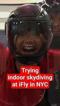 What it's like to try indoor skydiving at iFLY in NYC #flightclub #newyork