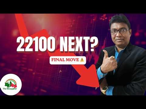 NIFTY Heading to 22100? ⚠️ Ending Diagonal Signals Final Move | Elliott Wave Analysis