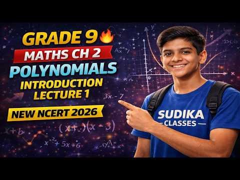 CH 2 Polynomials Class 9 Maths 🚀 | Lecture 1 | NCERT + Concepts Clear