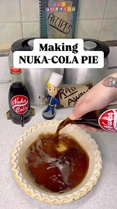 705K views · 16K reactions | Making a Nuka Cola Pie! This is a twist...