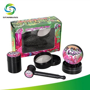 [Hot Item] Gorilla 7-Piece Smoking Set Includes Ash Tray   Paper Roll   Cigarette Grinder   Pipe Accessories Set