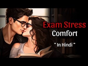 Exam Stress Comfort | Hindi | ASMR | Cuddles | Kisses | Anxiety | Sleep Aid | Deep voice | Headache