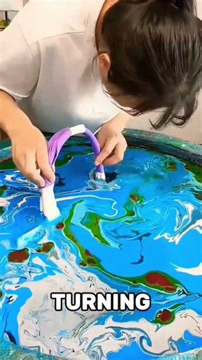 Painting... with Water? #satisfying