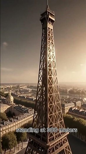 The Eiffel Tower: From Hated "Monster" to Global Icon 🗼 #facts #history #shorts