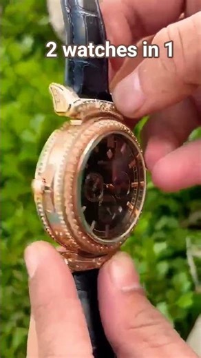 2 in 1 watch never seen like this#watch #watchescollection #menwatches #wristwatch #luxurywatches