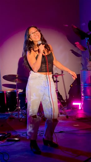 △ Ｚ Ｕ Ｌ Ａ ☽ on Instagram: "NANA TRISTE Just stepped up to the mic for the first time and it felt AMAZING! Huge thanks to @openconcepts.to for creating a space where creativity thrives! @natalialacunza and @guitarricadelafuente fueled my courage Manifesting a year full of new opportunities and music! #guitarra #openmic #singing #live cover"