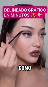 87K views · 1.5K reactions | Tutorial de delineado gráfico  #DelineadoPerfecto #maquillaje #beauty #beautytips #belleza #delineado #beautytips #maquiagem #sombras #beauty | Naturalis Studio de Belleza | Facebook