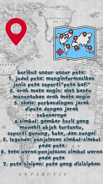 materi ipas kelas 4 peta #fyp #viral #materi #ipas #gksukaskip📵
