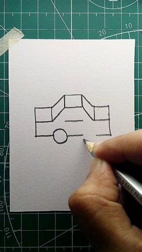 75K views · 422 reactions | Step by step car drawing | Easy drawing for kids | Facebook