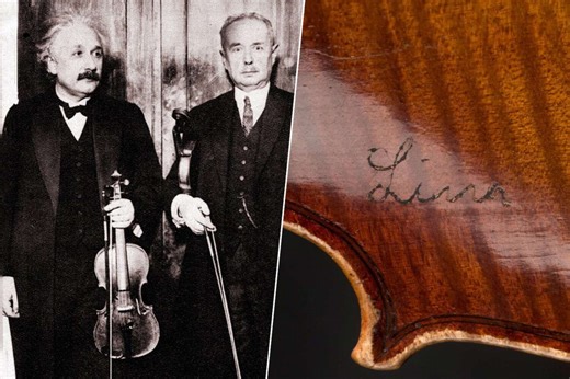 El primer violín de Einstein había pasado sin pena ni gloria. Hasta que una casa de subastas lo puso a la venta