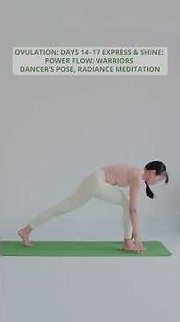 31-Day Cycle-Synced Yoga & Meditation Schedule 🌙 | Hormonal Balance #shorts