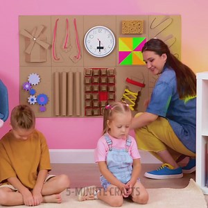 61K views · 33 reactions | Easy DIY toddler busy board: | Parentips | Facebook