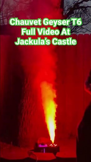 Chauvet DJ Geyser T6 Fog Machine Pyrotechnic Effect Unboxing Demo & Review!