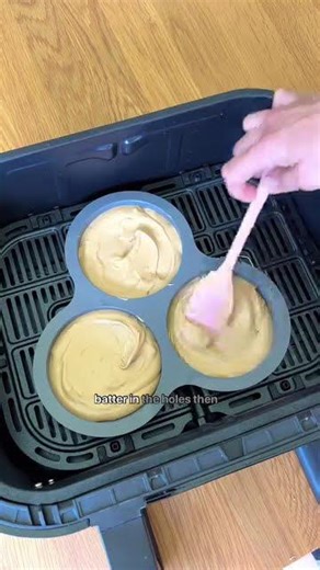 No Mess Pancakes in Air Fryer 🤯 Easy & Perfect!.