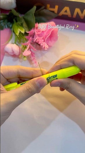 Handmade ring 😍Simple & Easy for Beginners 💕