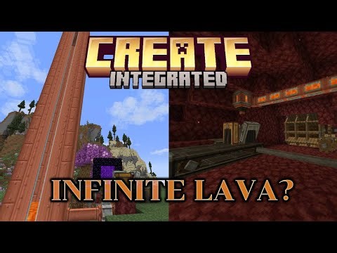 Create: Integrated EP10 Tapping into the Nether's Lava Supply