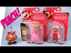 World of Nintendo Super Fire Mario Princess Peach Goomba Yoshi Series 1-3